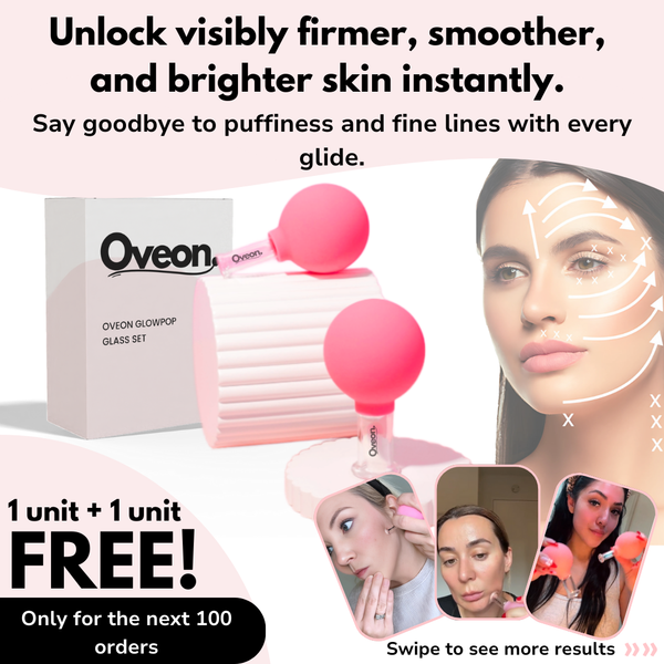 OVEON GLOWPOP™ GLASS FACIAL CUPS SET