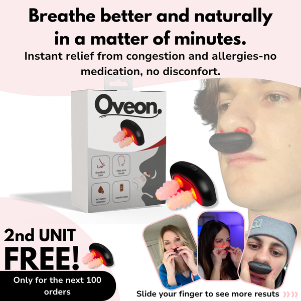 BREATHEPRO OVEON™: INSTANT NASAL RELIEF AND COMFORT